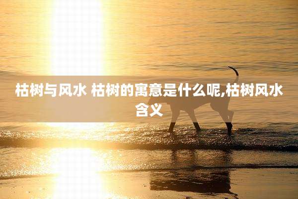 枯树与风水 枯树的寓意是什么呢,枯树风水含义