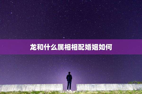 龙和什么属相相配婚姻如何