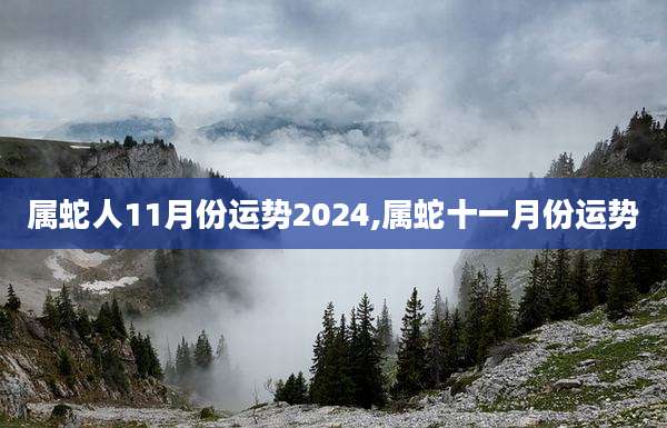 属蛇人11月份运势2024,属蛇十一月份运势