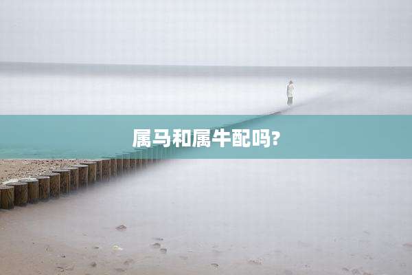 属马和属牛配吗?