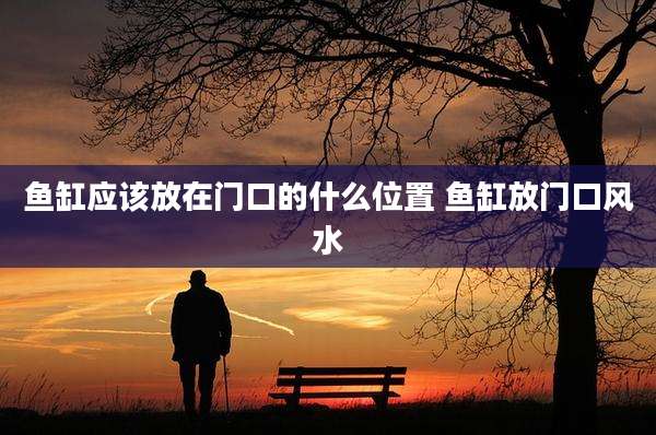 鱼缸应该放在门口的什么位置 鱼缸放门口风水