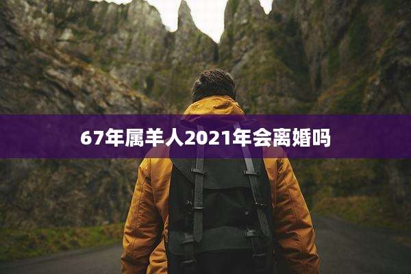 67年属羊人2021年会离婚吗