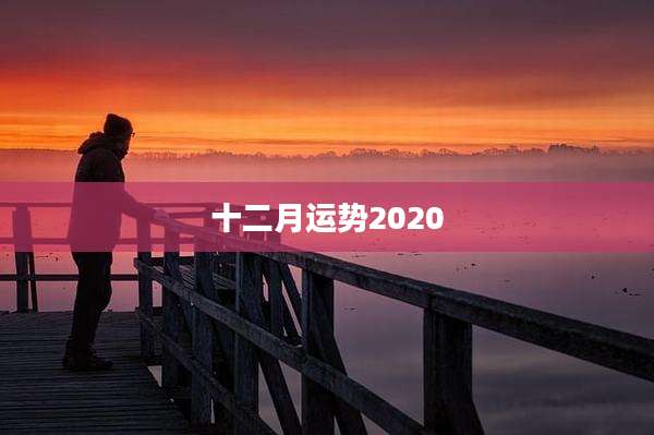 十二月运势2020