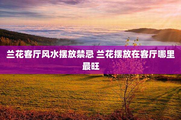 兰花客厅风水摆放禁忌 兰花摆放在客厅哪里最旺
