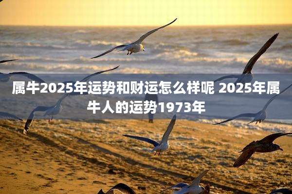 属牛2025年运势和财运怎么样呢 2025年属牛人的运势1973年