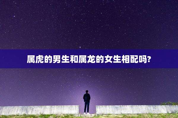 属虎的男生和属龙的女生相配吗?