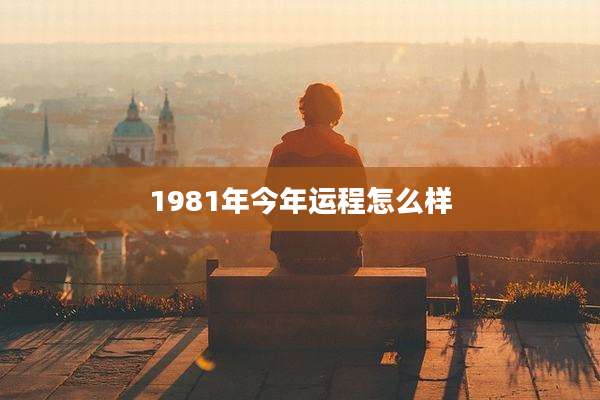 1981年今年运程怎么样
