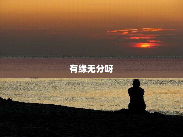有缘无分呀