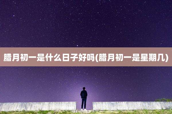 腊月初一是什么日子好吗(腊月初一是星期几)