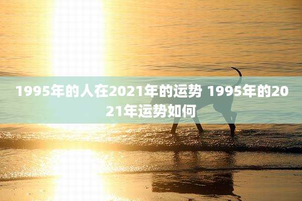 1995年的人在2021年的运势 1995年的2021年运势如何