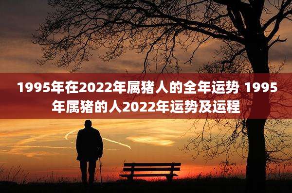 1995年在2022年属猪人的全年运势 1995年属猪的人2022年运势及运程