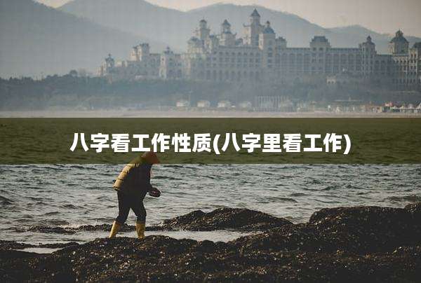 八字看工作性质(八字里看工作)