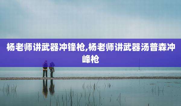 杨老师讲武器冲锋枪,杨老师讲武器汤普森冲峰枪
