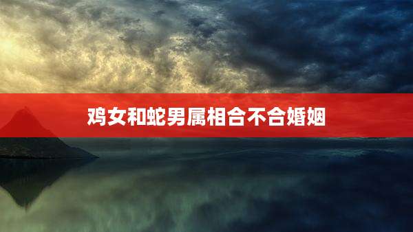 鸡女和蛇男属相合不合婚姻