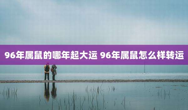 96年属鼠的哪年起大运 96年属鼠怎么样转运