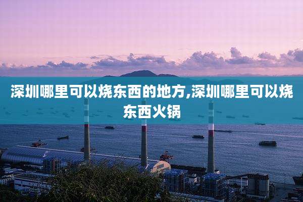深圳哪里可以烧东西的地方,深圳哪里可以烧东西火锅