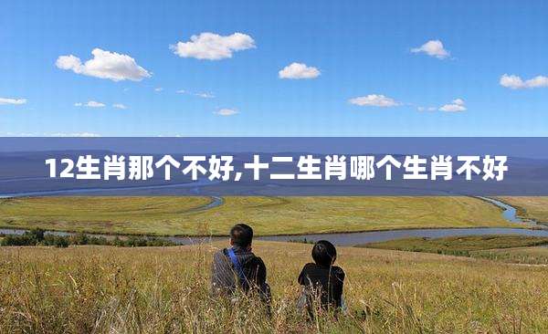 12生肖那个不好,十二生肖哪个生肖不好