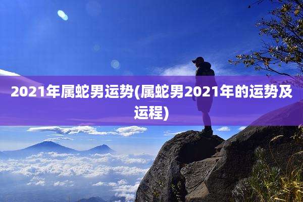 2021年属蛇男运势(属蛇男2021年的运势及运程)