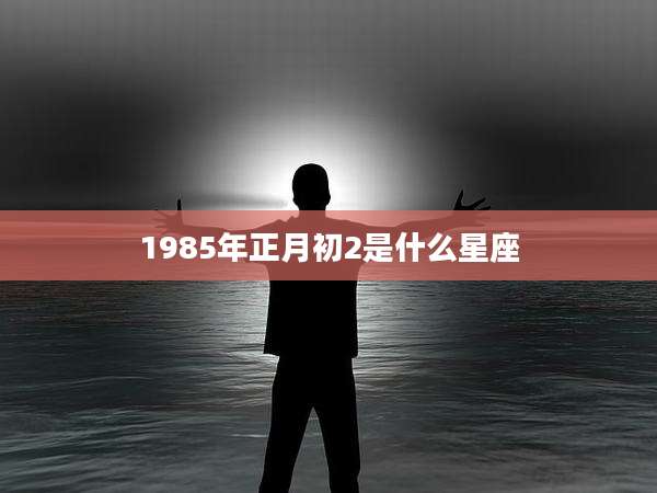 1985年正月初2是什么星座