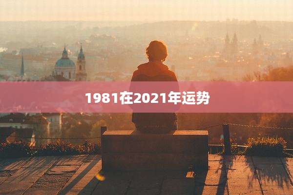 1981在2021年运势