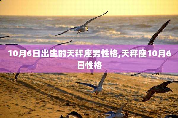 10月6日出生的天秤座男性格,天秤座10月6日性格