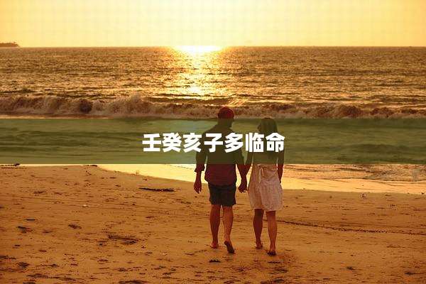 壬癸亥子多临命