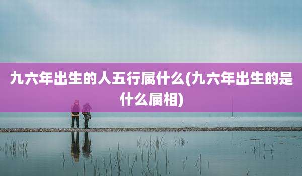 九六年出生的人五行属什么(九六年出生的是什么属相)