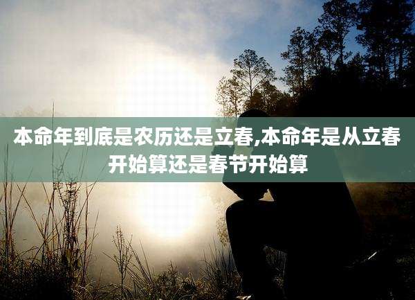 本命年到底是农历还是立春,本命年是从立春开始算还是春节开始算
