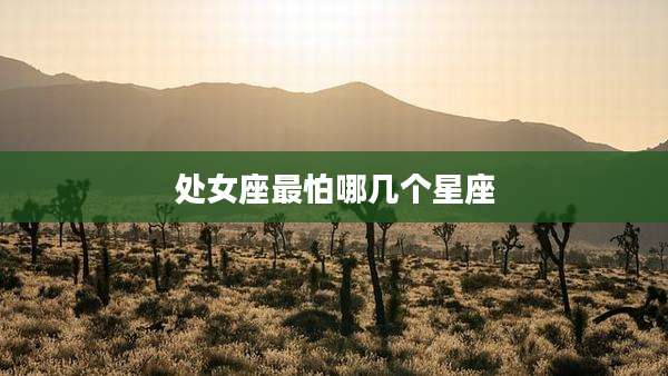 处女座最怕哪几个星座