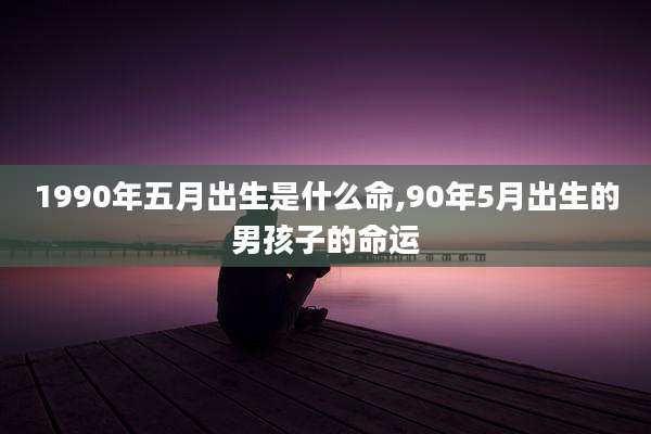 1990年五月出生是什么命,90年5月出生的男孩子的命运