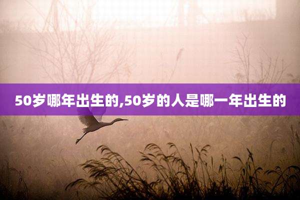 50岁哪年出生的,50岁的人是哪一年出生的