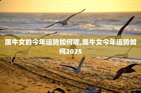 属牛女的今年运势如何呢,属牛女今年运势如何2025