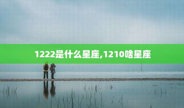 1222是什么星座,1210啥星座