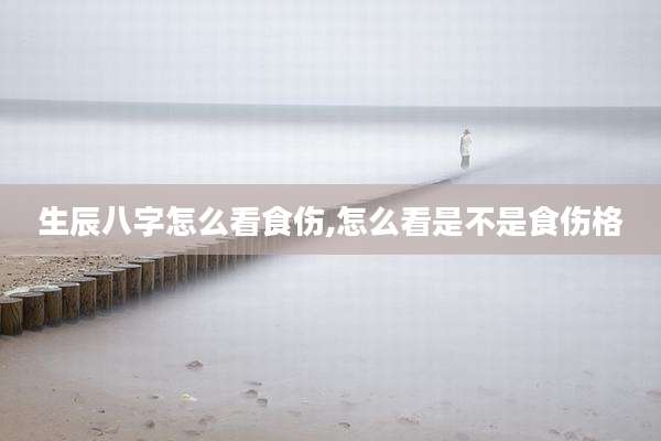 生辰八字怎么看食伤,怎么看是不是食伤格