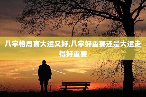 八字格局高大运又好,八字好重要还是大运走得好重要