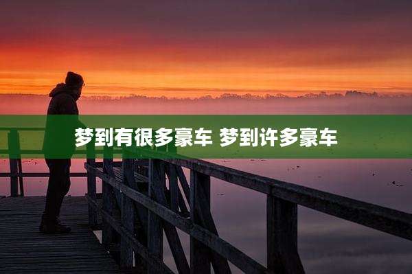 梦到有很多豪车 梦到许多豪车