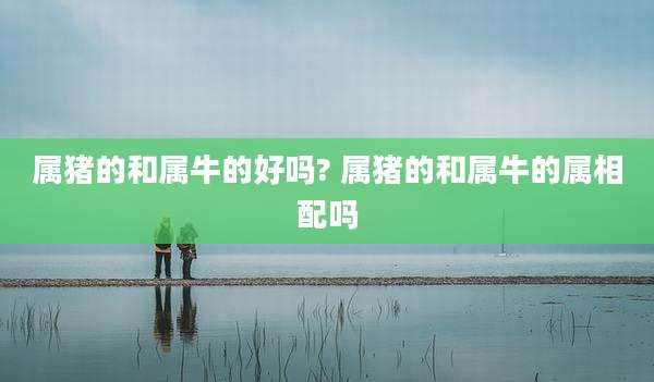 属猪的和属牛的好吗? 属猪的和属牛的属相配吗