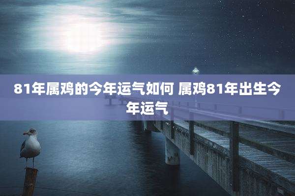 81年属鸡的今年运气如何 属鸡81年出生今年运气