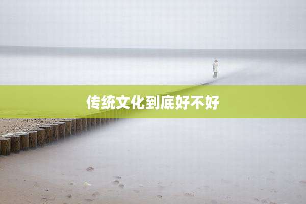 传统文化到底好不好