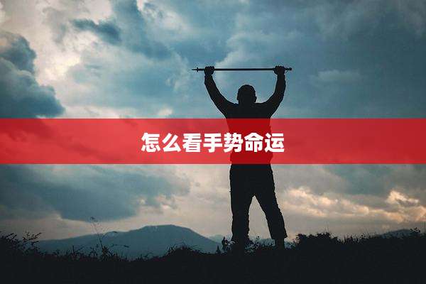 怎么看手势命运