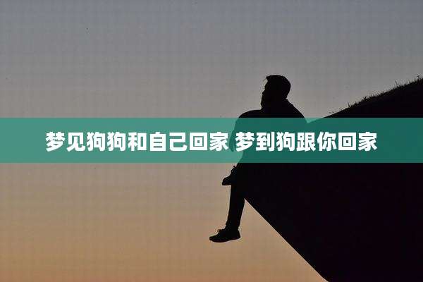 梦见狗狗和自己回家 梦到狗跟你回家