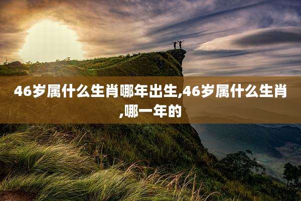 46岁属什么生肖哪年出生,46岁属什么生肖,哪一年的