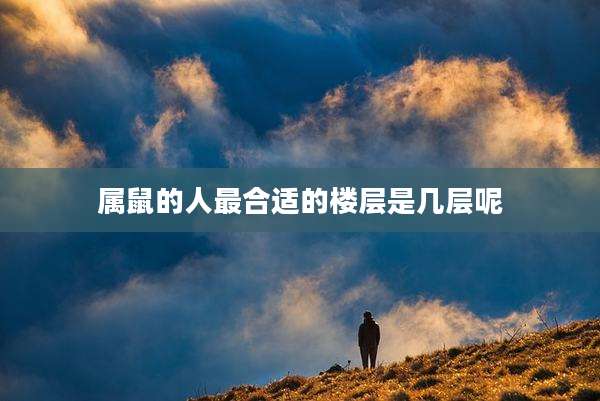 属鼠的人最合适的楼层是几层呢