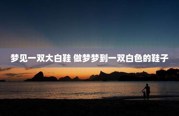 梦见一双大白鞋 做梦梦到一双白色的鞋子