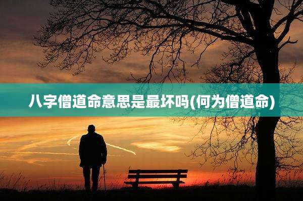 八字僧道命意思是最坏吗(何为僧道命)