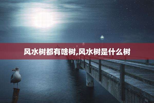 风水树都有啥树,风水树是什么树