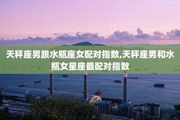天秤座男跟水瓶座女配对指数,天秤座男和水瓶女星座最配对指数
