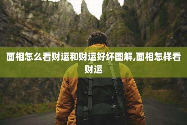 面相怎么看财运和财运好坏图解,面相怎样看财运