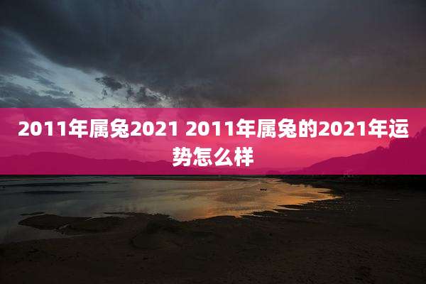 2011年属兔2021 2011年属兔的2021年运势怎么样