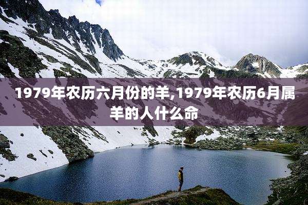 1979年农历六月份的羊,1979年农历6月属羊的人什么命